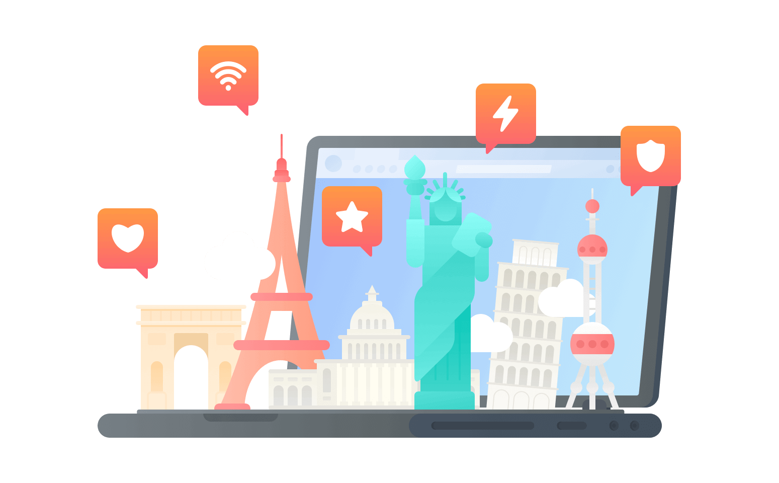 在格陵兰岛连接到中国的代理 - 翻回VPN